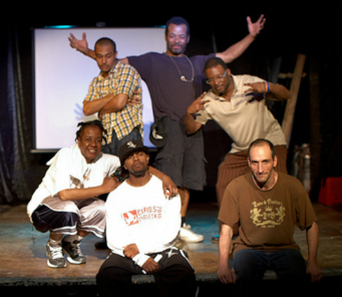 The Concrete Jungle troupe in 2010 at NYC's Theater of the Oppressed